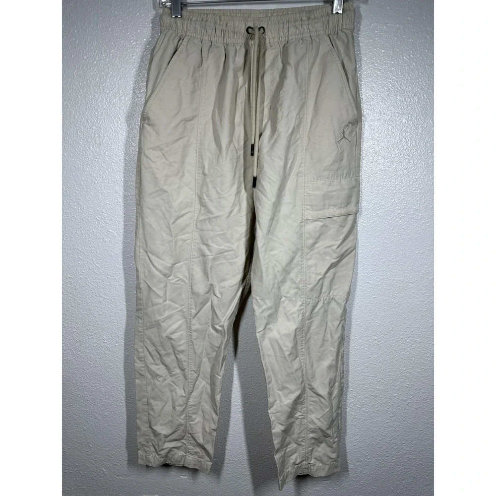 Jordan Pants Mens Small Elastic Waist Drawstring Cargo Athletic Jogger‎